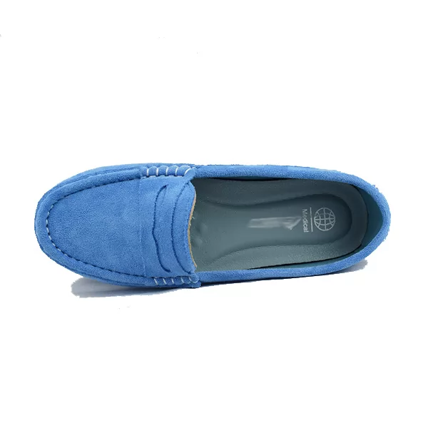 Mocassin pour femme M2023 bleu daim ...........  miniature